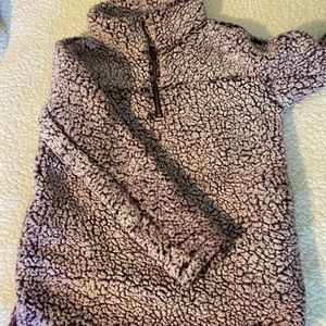 Brand new never worn purple Sherpa! Super soft